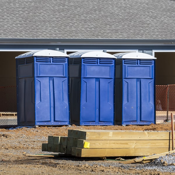 do you offer hand sanitizer dispensers inside the portable toilets in Eureka